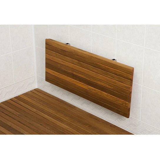 30" Premium Wall Mount Teak Shower Bench