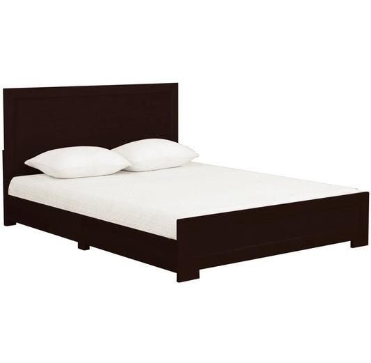 Espresso Wood Queen Platform Bed