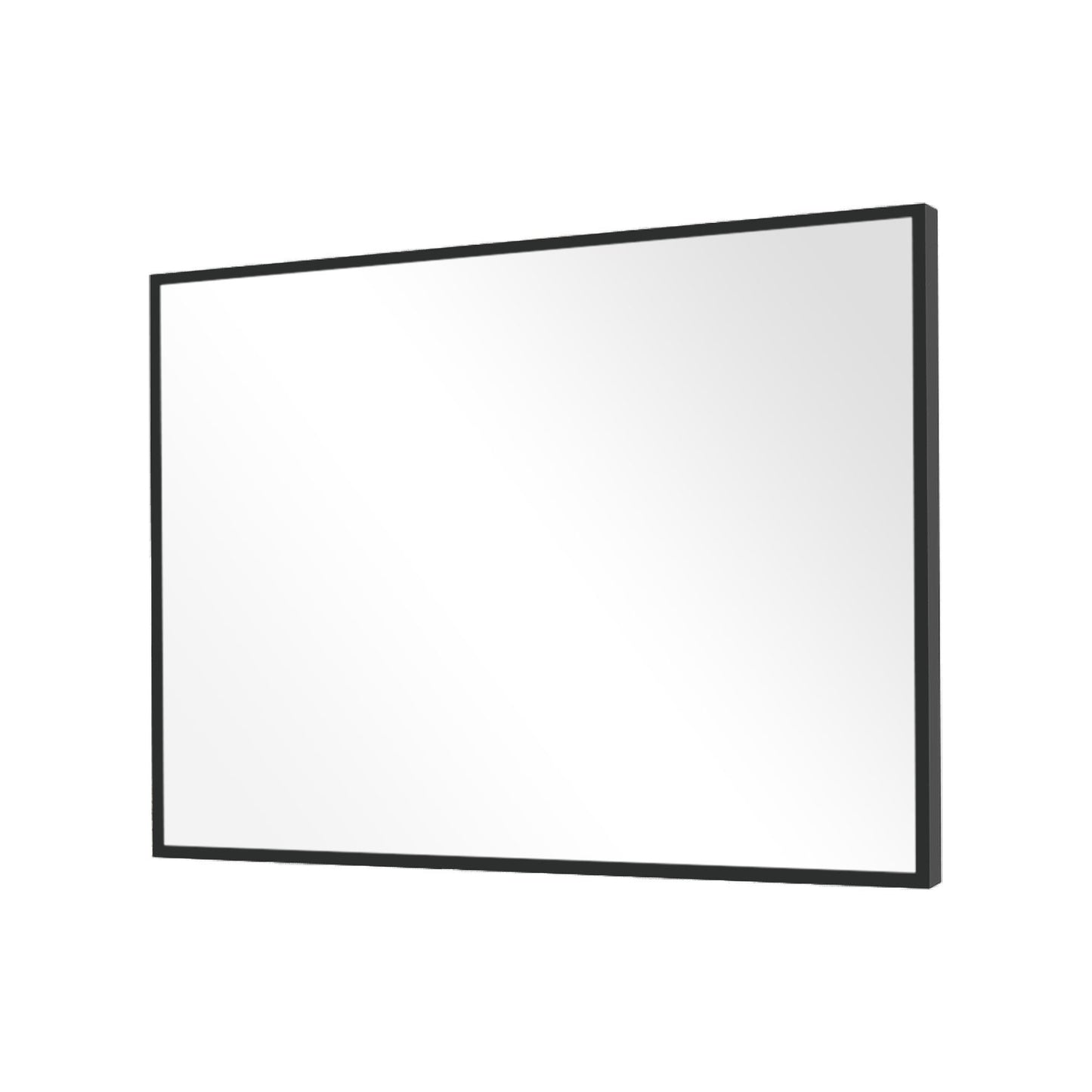 Black Aluminum Wall Mirror