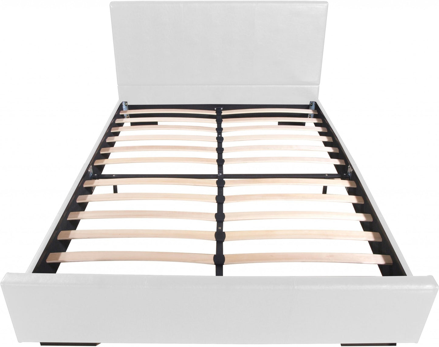 White Platform King Bed