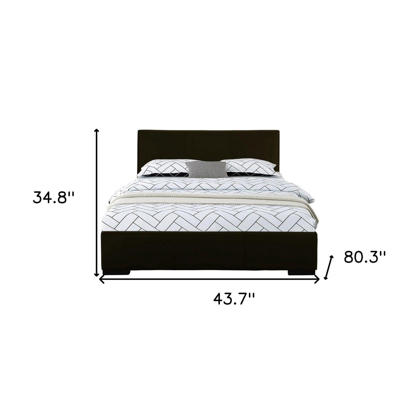 Black Platform Twin Bed