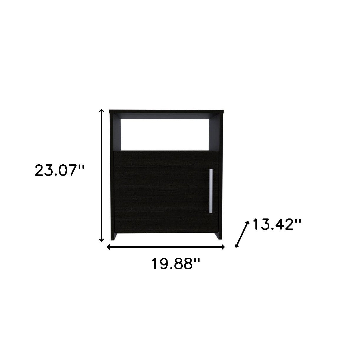 20" Rectangular One Door With Manufactured Wood Top