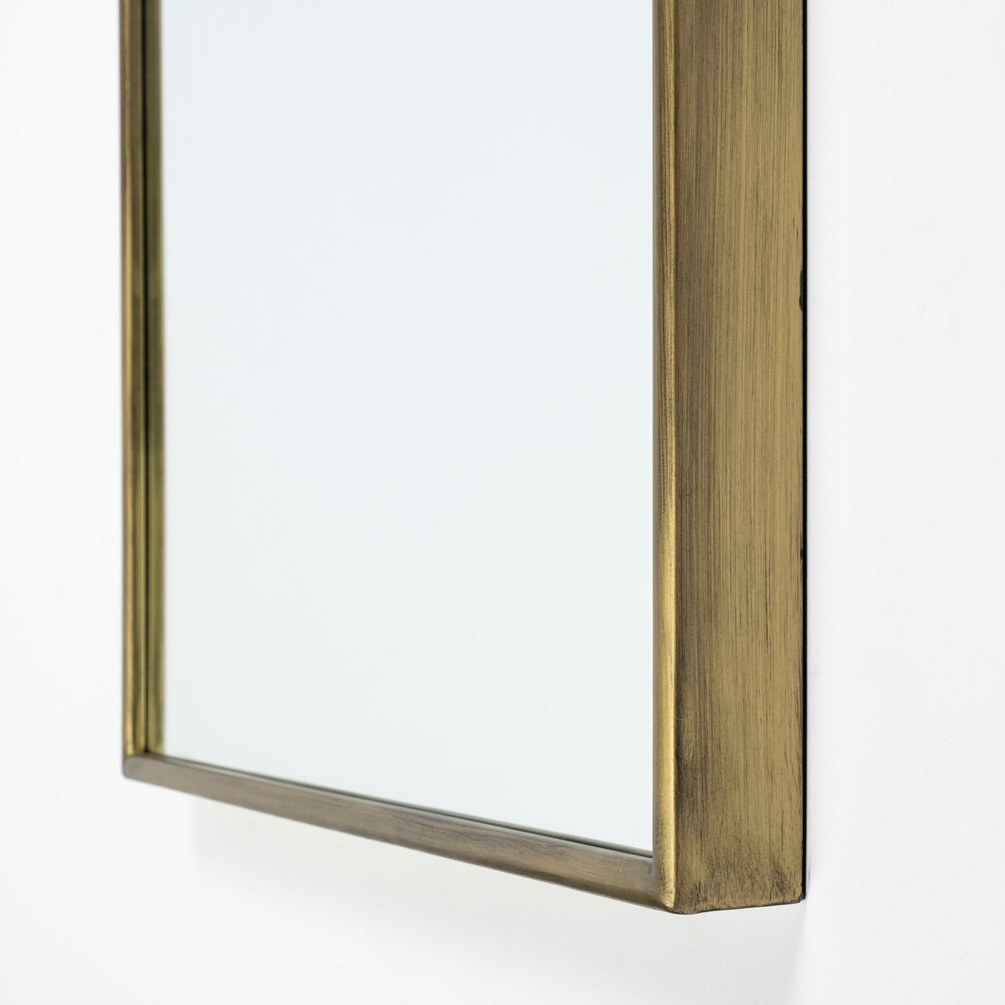 70" Gold Arch Metal Framed Accent Mirror