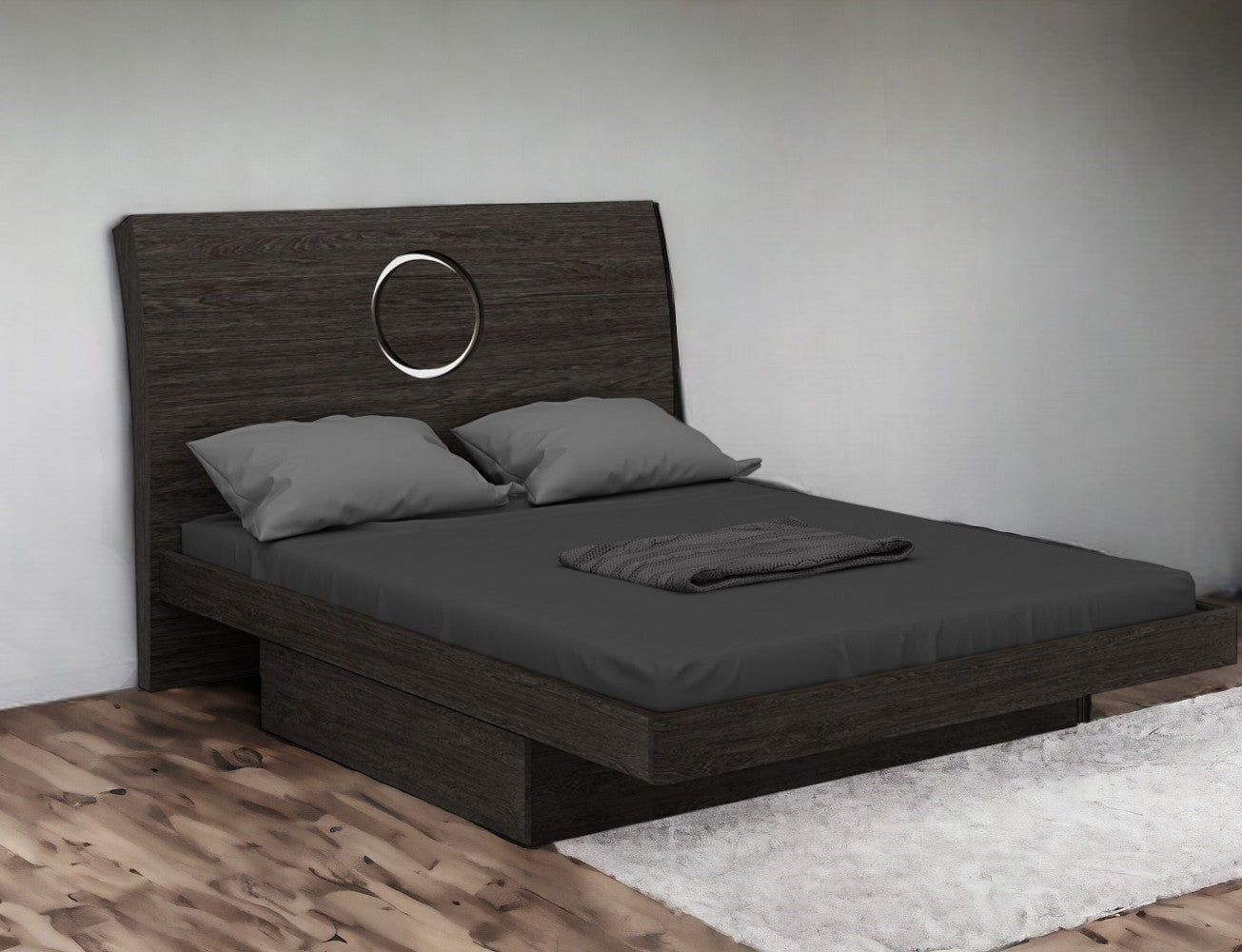 King Gray Bed