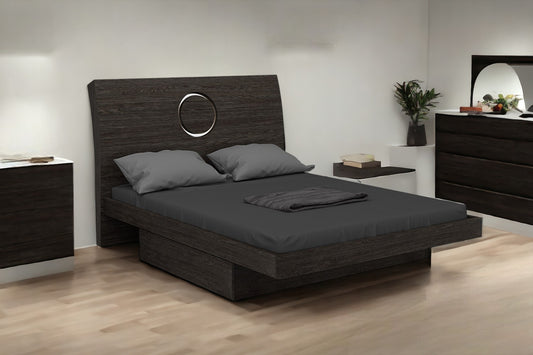 Queen Gray Bed