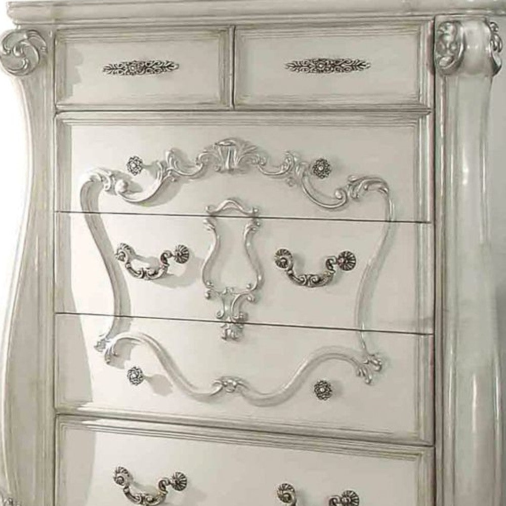 47" White Solid Wood Standard Chest