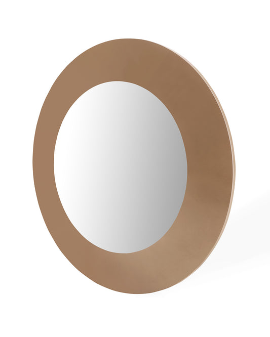 Gold Round Accent Mirror