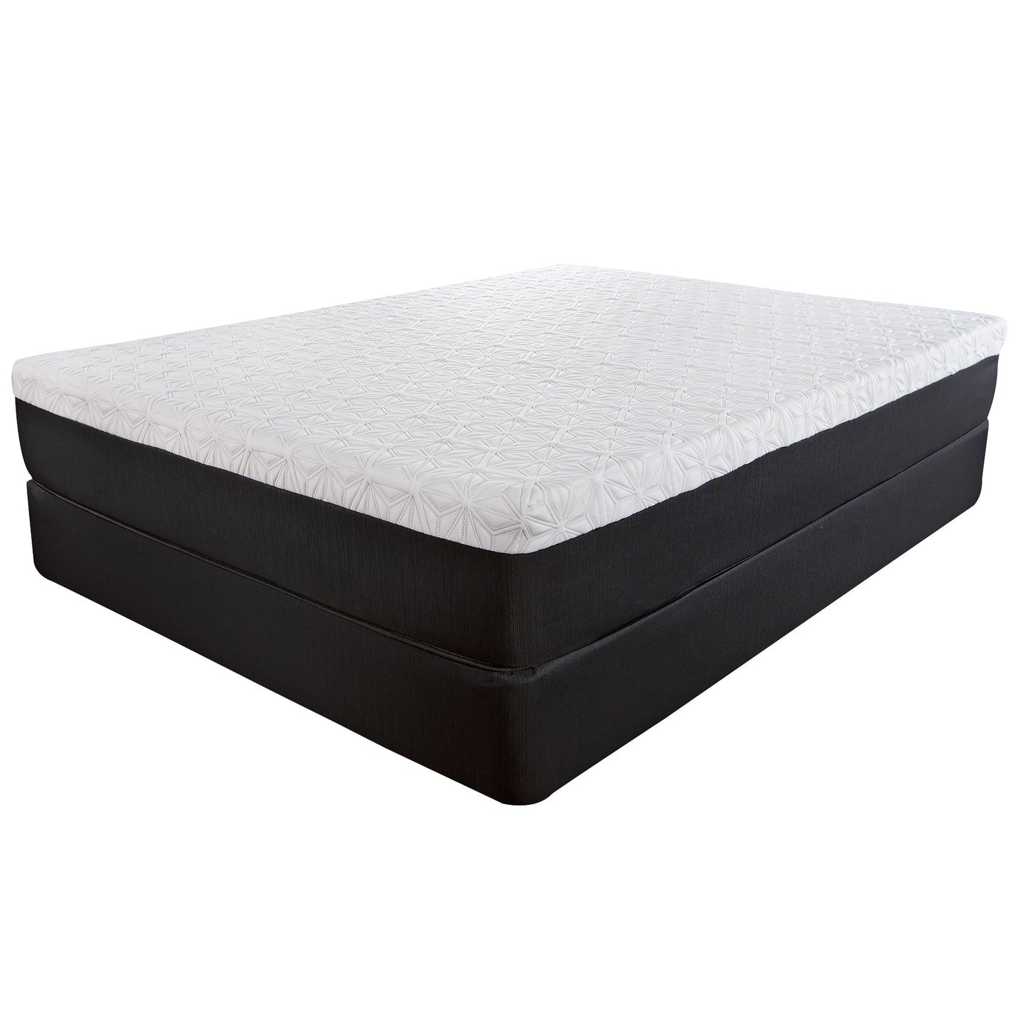 10.5" Lux Gel Infused Memory Foam And High Density Foam Mattress Twin