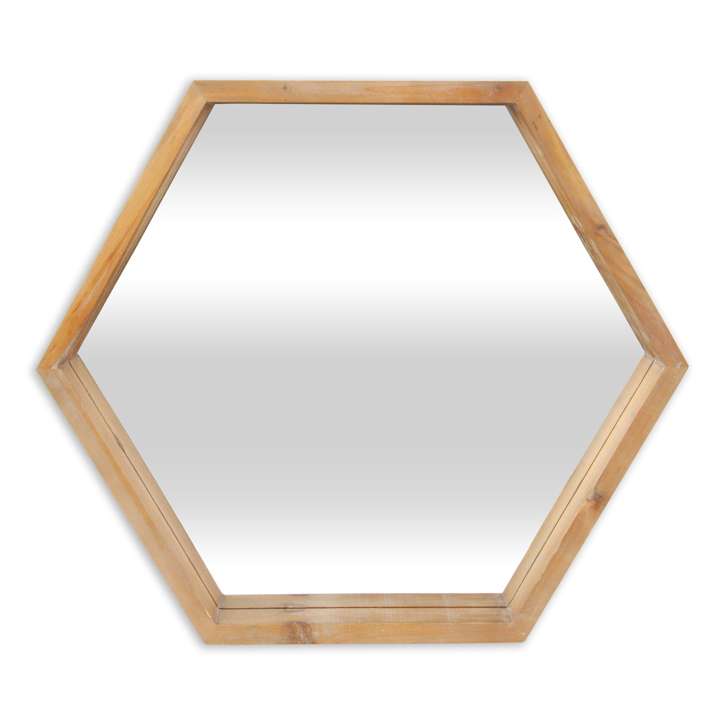 21" Brown Unframed Accent Mirror