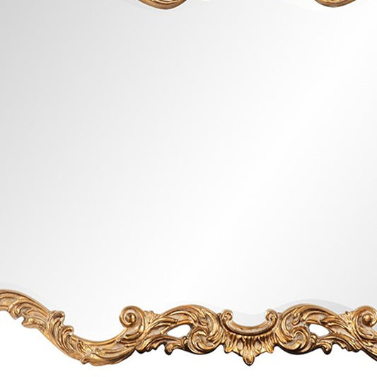 27" Gold Framed Accent Mirror