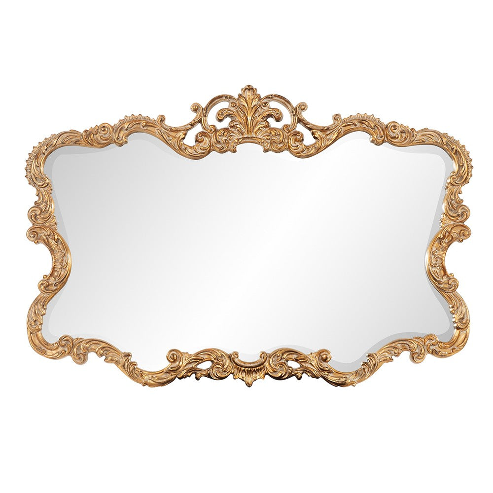 27" Gold Framed Accent Mirror