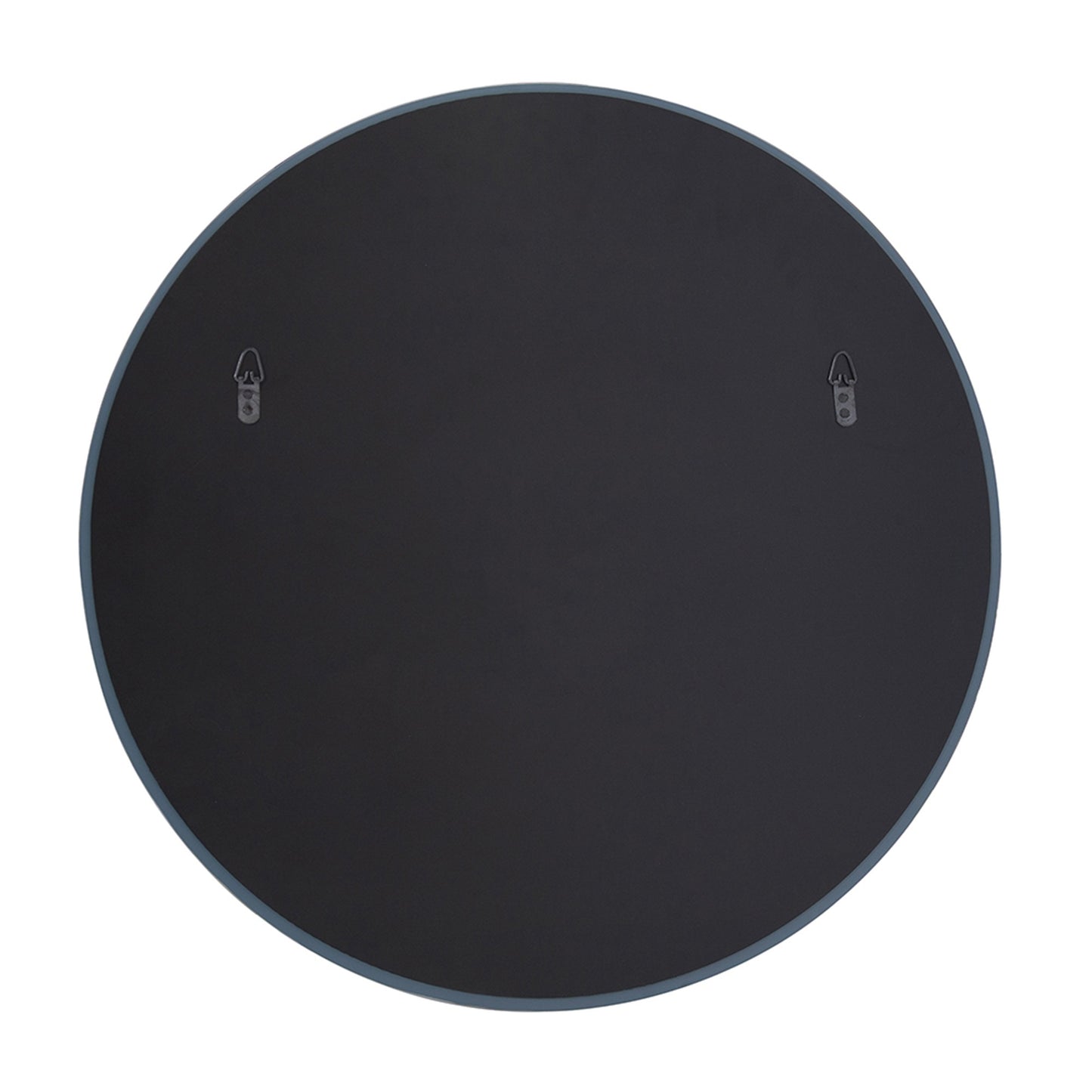 28" X 28" Minimalist Round Mirror With Beveled Edge