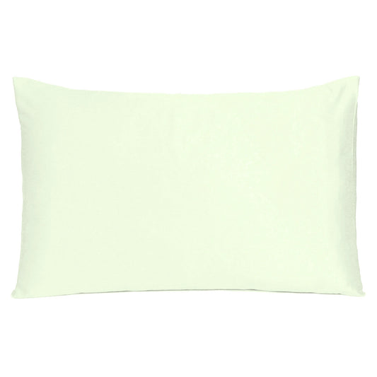 Ivory Dreamy Set Of 2 Silky Satin Queen Pillowcases