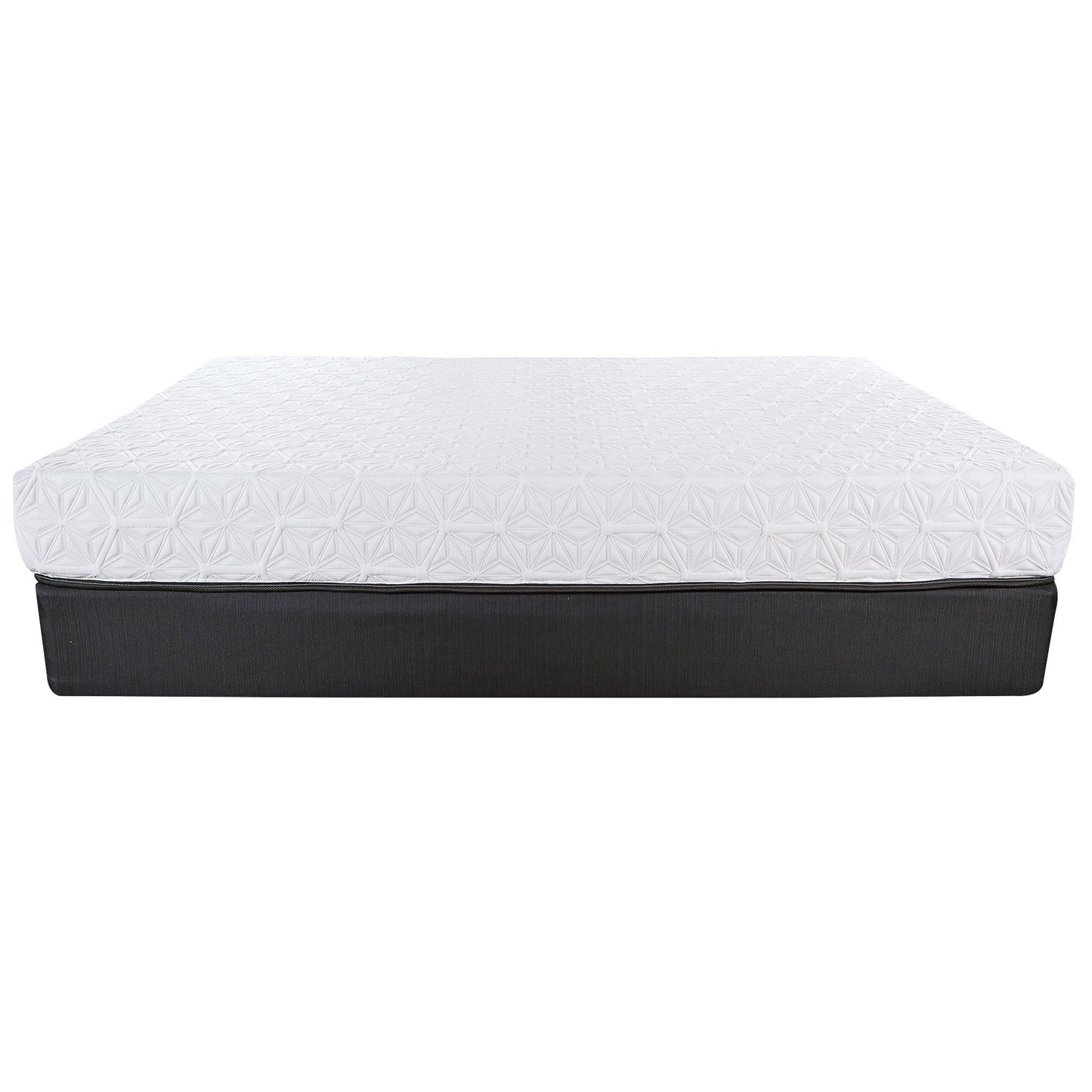 8" Three Layer Gel Infused Memory Foam Smooth Top Mattress  Queen