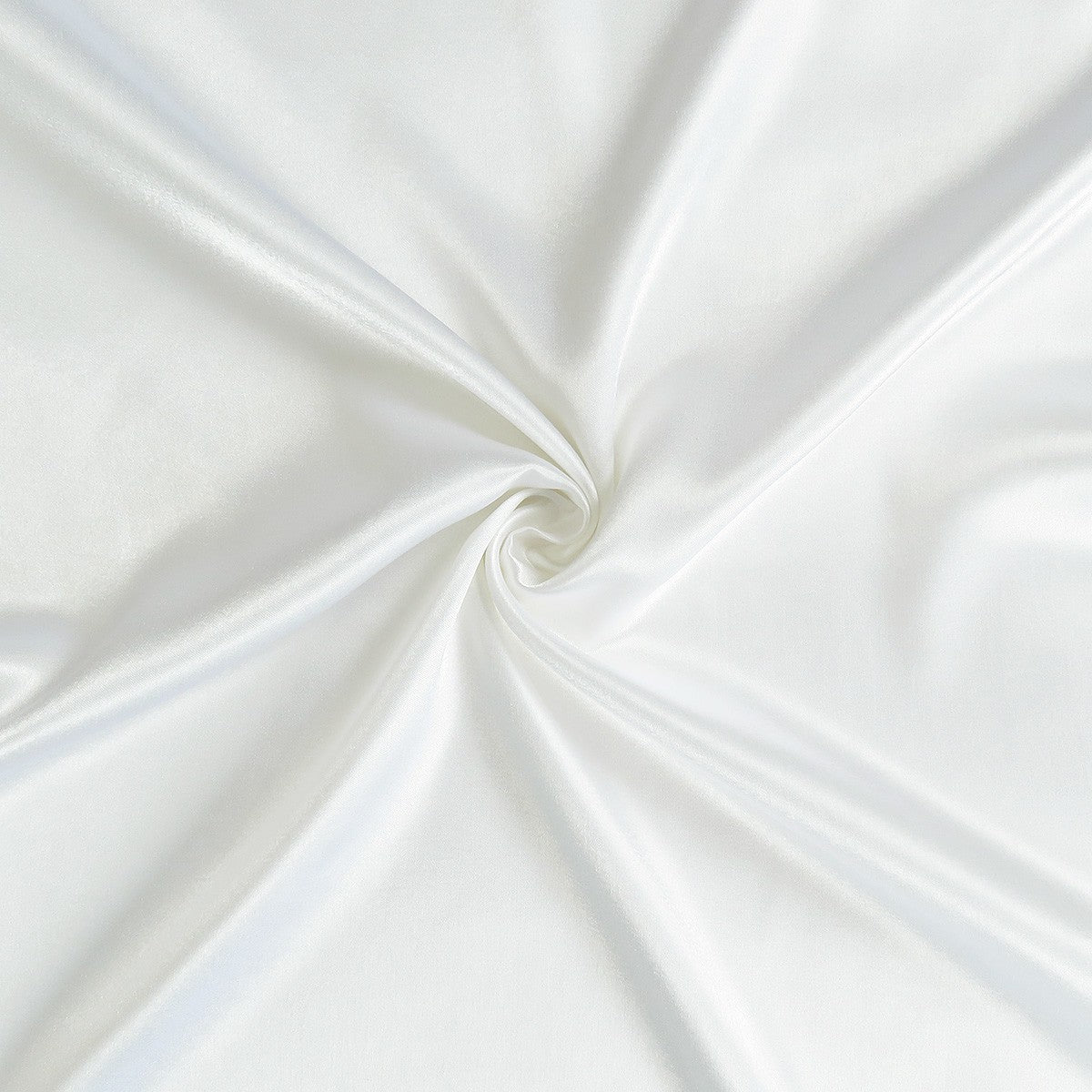 White Dreamy Set Of 2 Silky Satin Queen Pillowcases