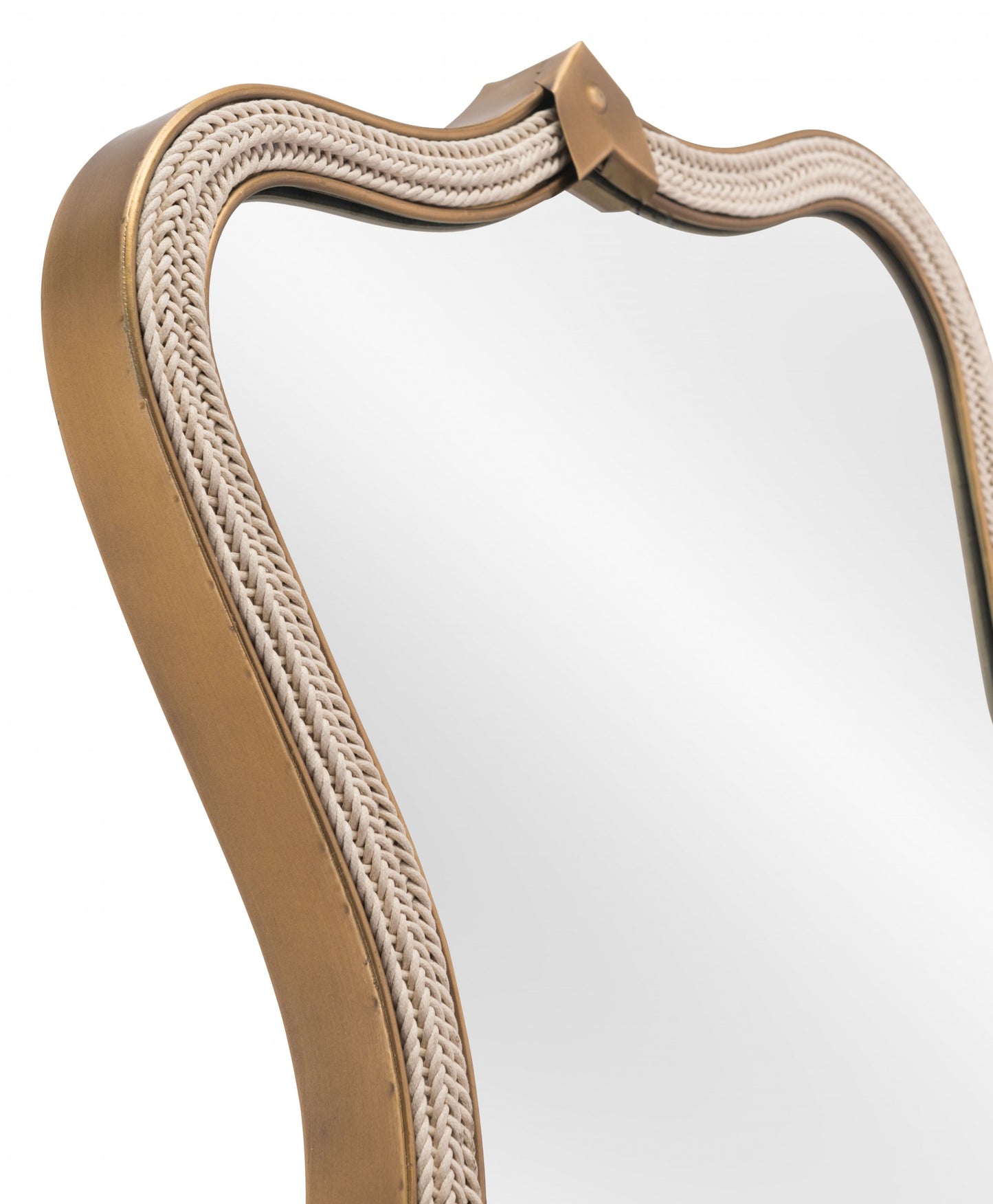 Gold Beveled Mirror