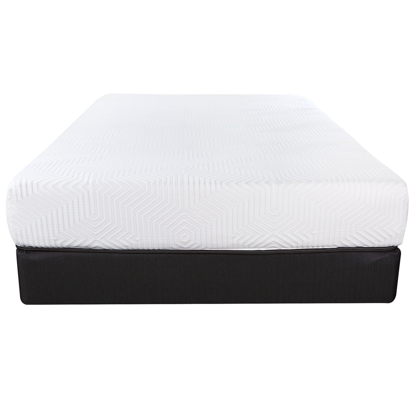 10.5" Hybrid Lux Memory Foam And Wrapped Coil Mattress Twin Xl