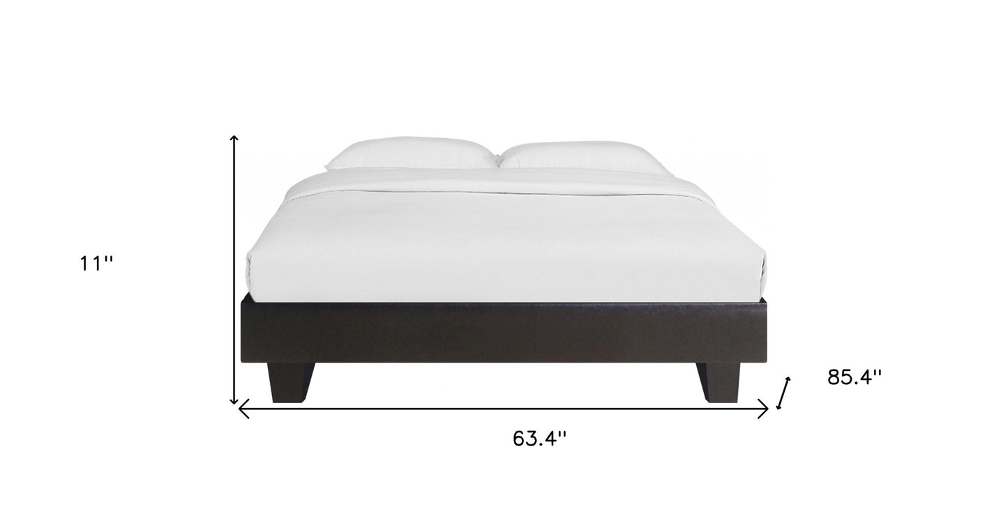 Black Platform Queen Bed