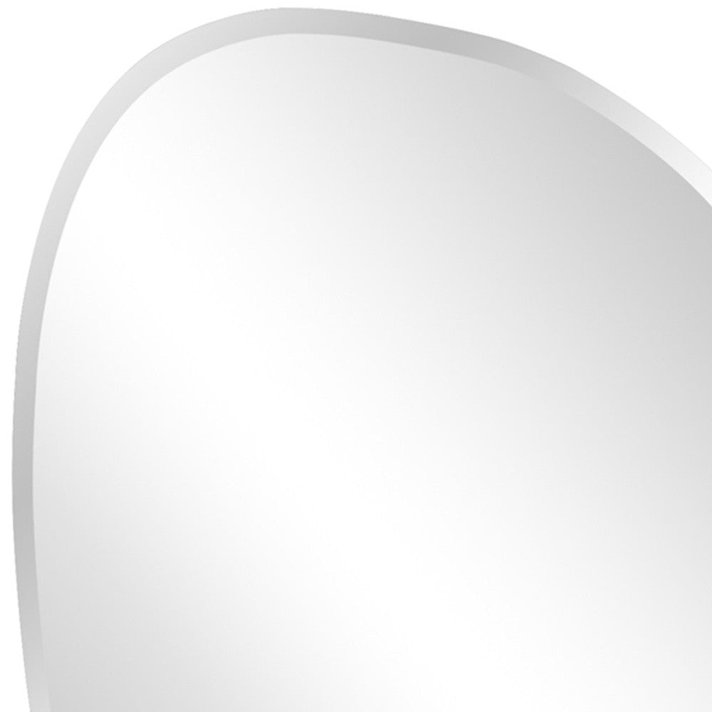 24" Mirror Oval Unframed Accent Mirror