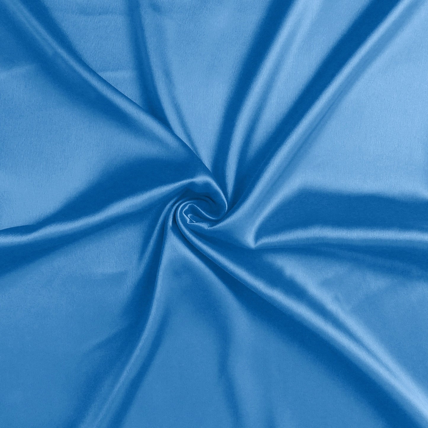 Bright Blue Dreamy Set Of 2 Silky Satin Standard Pillowcases