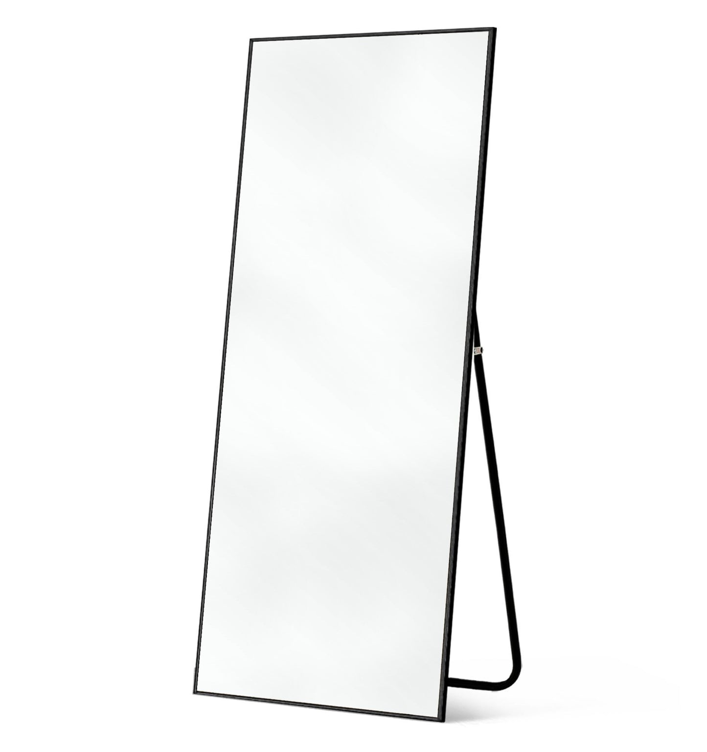 Jumbo Black Full Length Standing Mirror