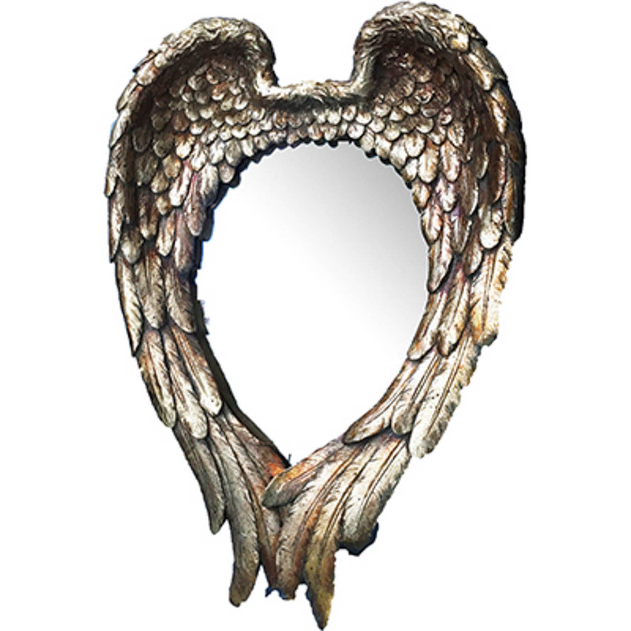 Gold Heart Framed Accent Mirror