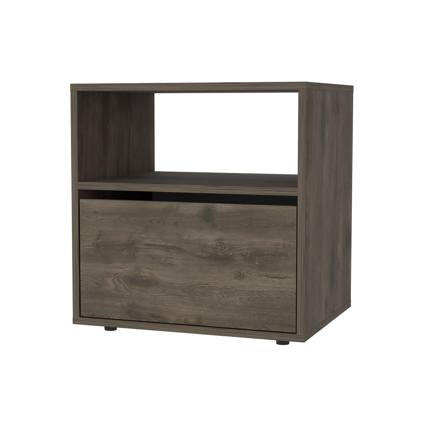 20" Dark Brown Nightstand