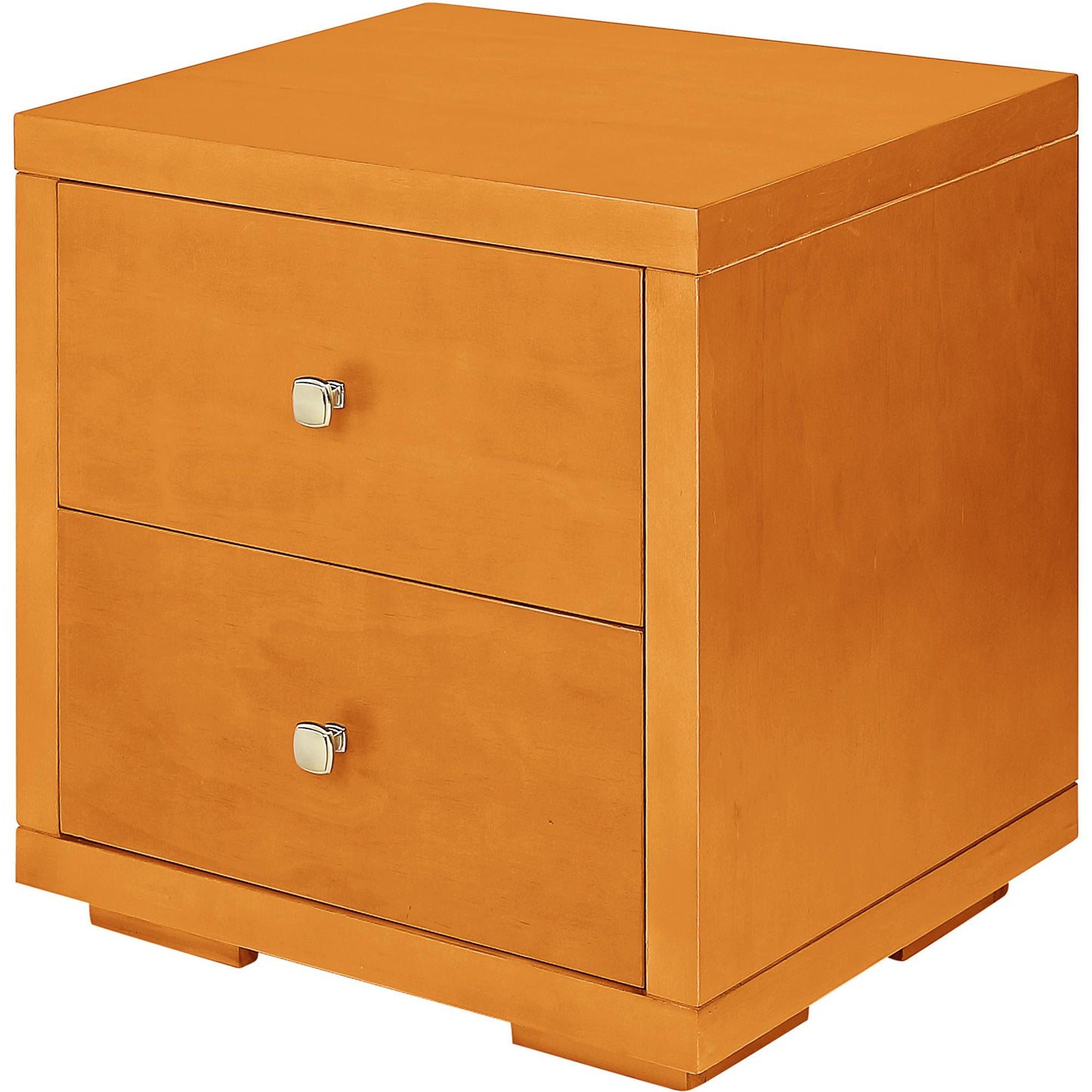 19" Cherry Two Drawer Nightstand