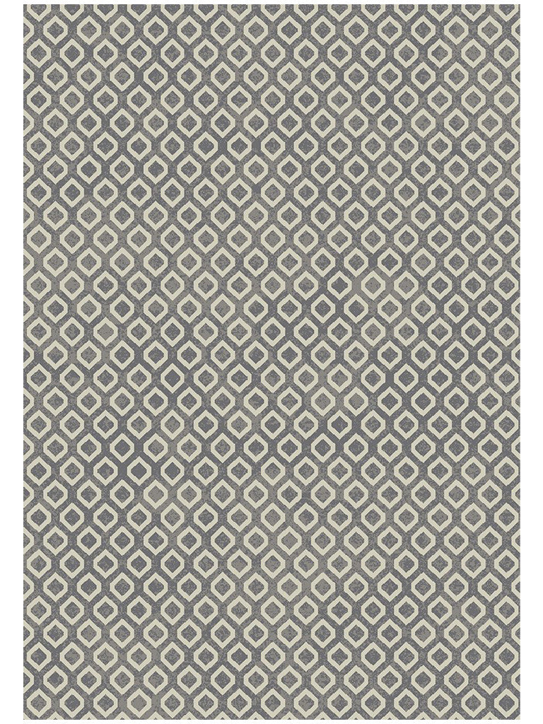 8' x 10' Beige and Gray Geometric Area Rug