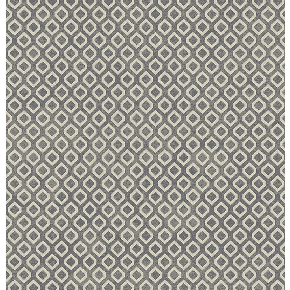 8' x 10' Beige and Gray Geometric Area Rug