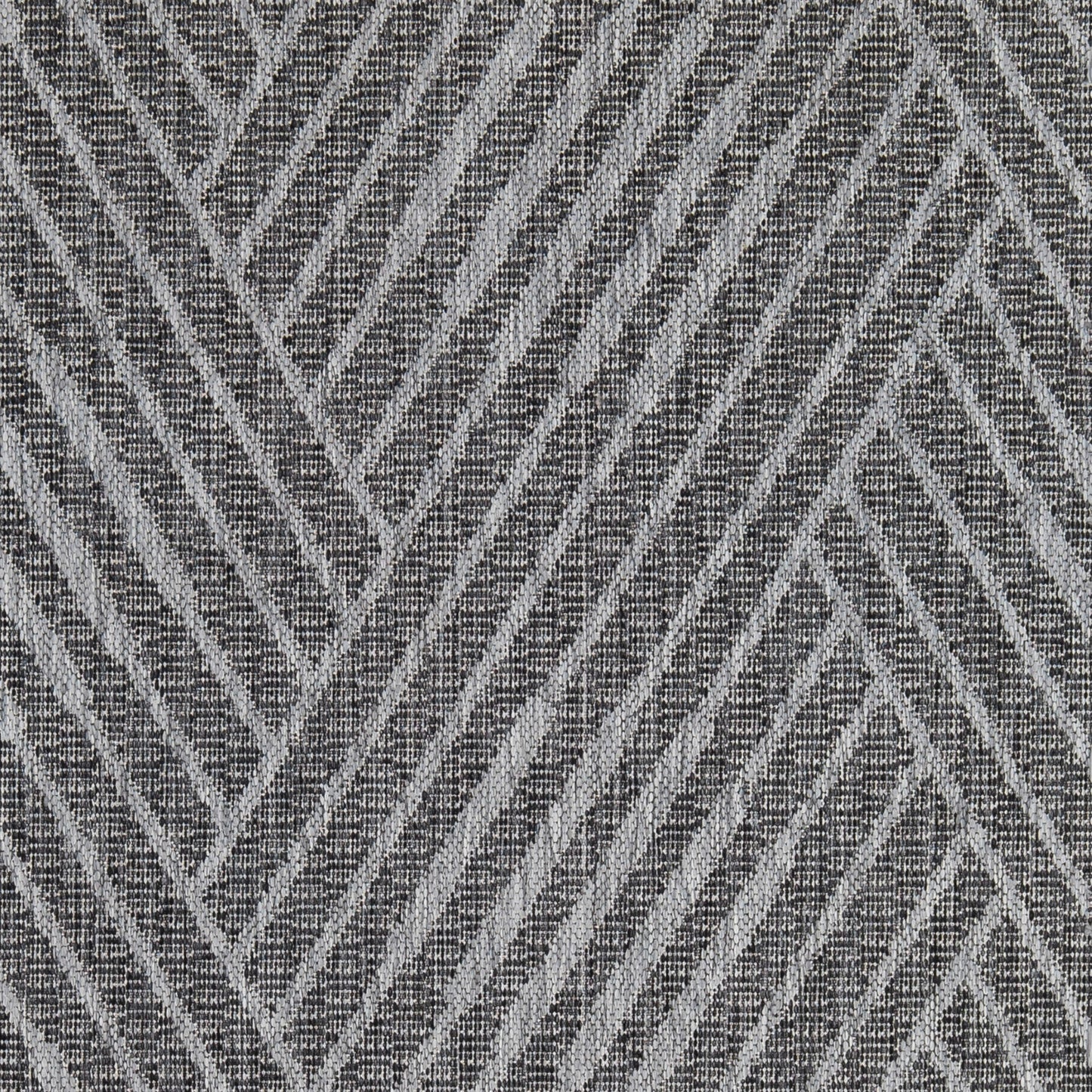 8' x 10' Gray and Blue Geometric Stain Resistant Indoor Outdoor Area Rug