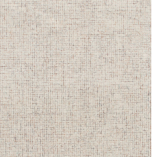 5' x 7' Beige and Brown Wool Abstract Hand Tufted Area Rug