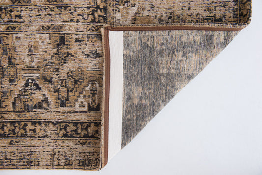 6' X 8' Brown Oriental Non Skid Area Rug