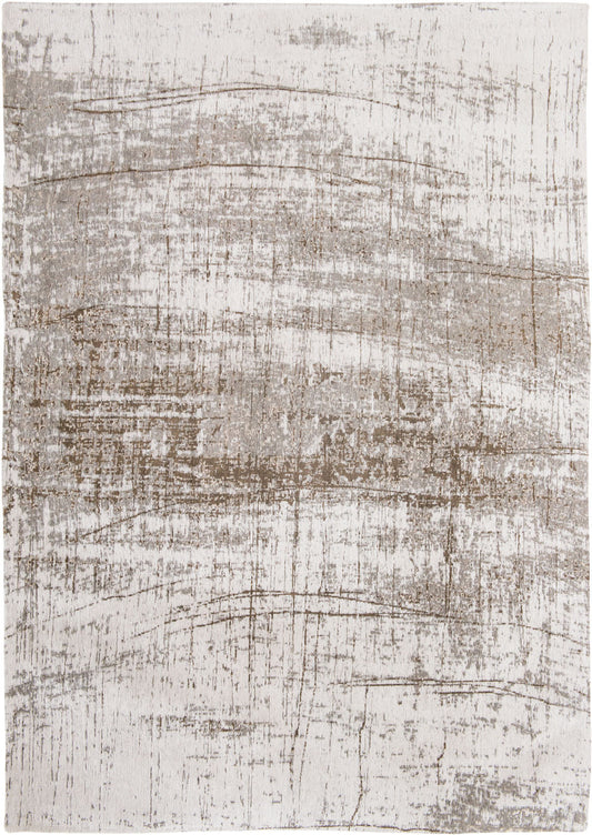 8' x 11' Gray and Beige Abstract Non Skid Area Rug