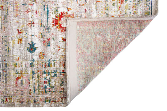 8' x 11' White Oriental Non Skid Area Rug