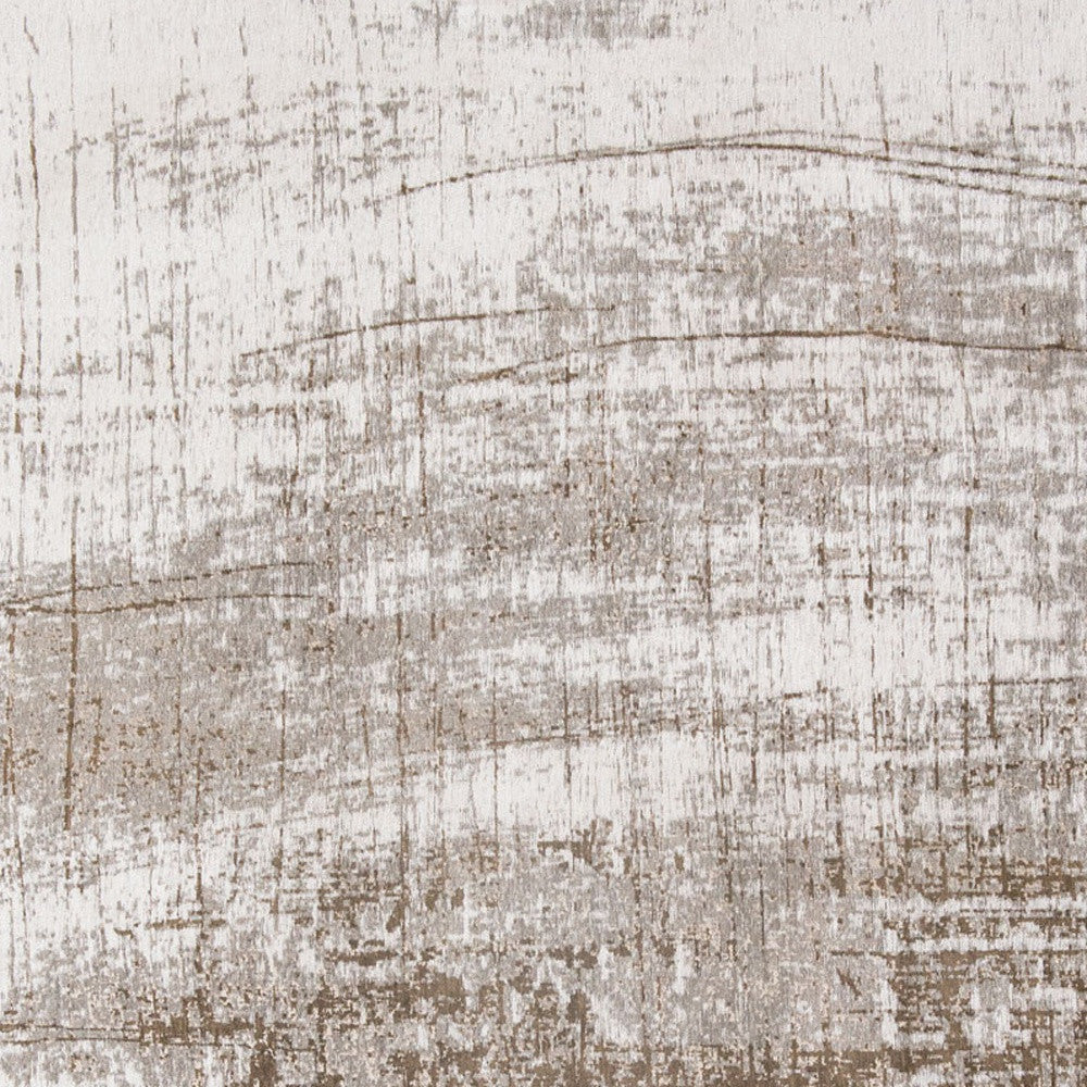 7' x 9' Gray and Beige Abstract Non Skid Area Rug