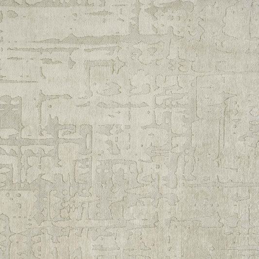 3' X 5' Gray and Beige Abstract Non Skid Area Rug