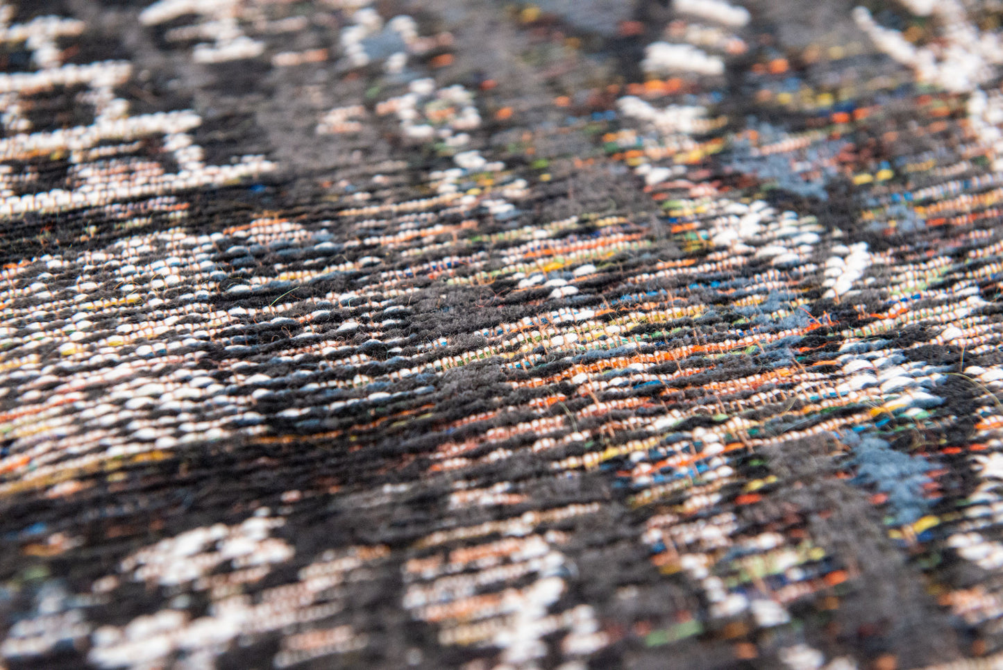 7' x 9' Gray and Beige Oriental Non Skid Area Rug