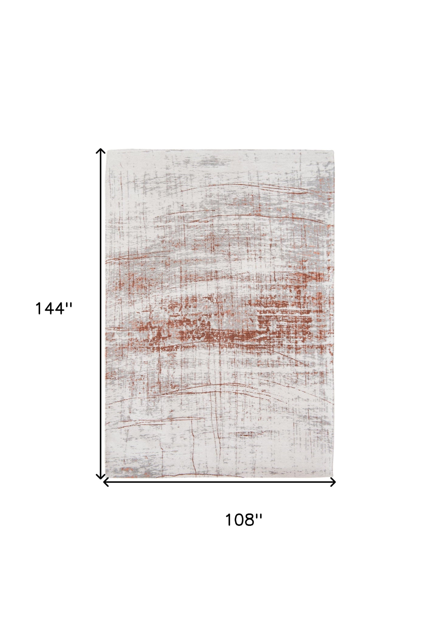 9' X 13' Gray and Yellow Abstract Non Skid Area Rug