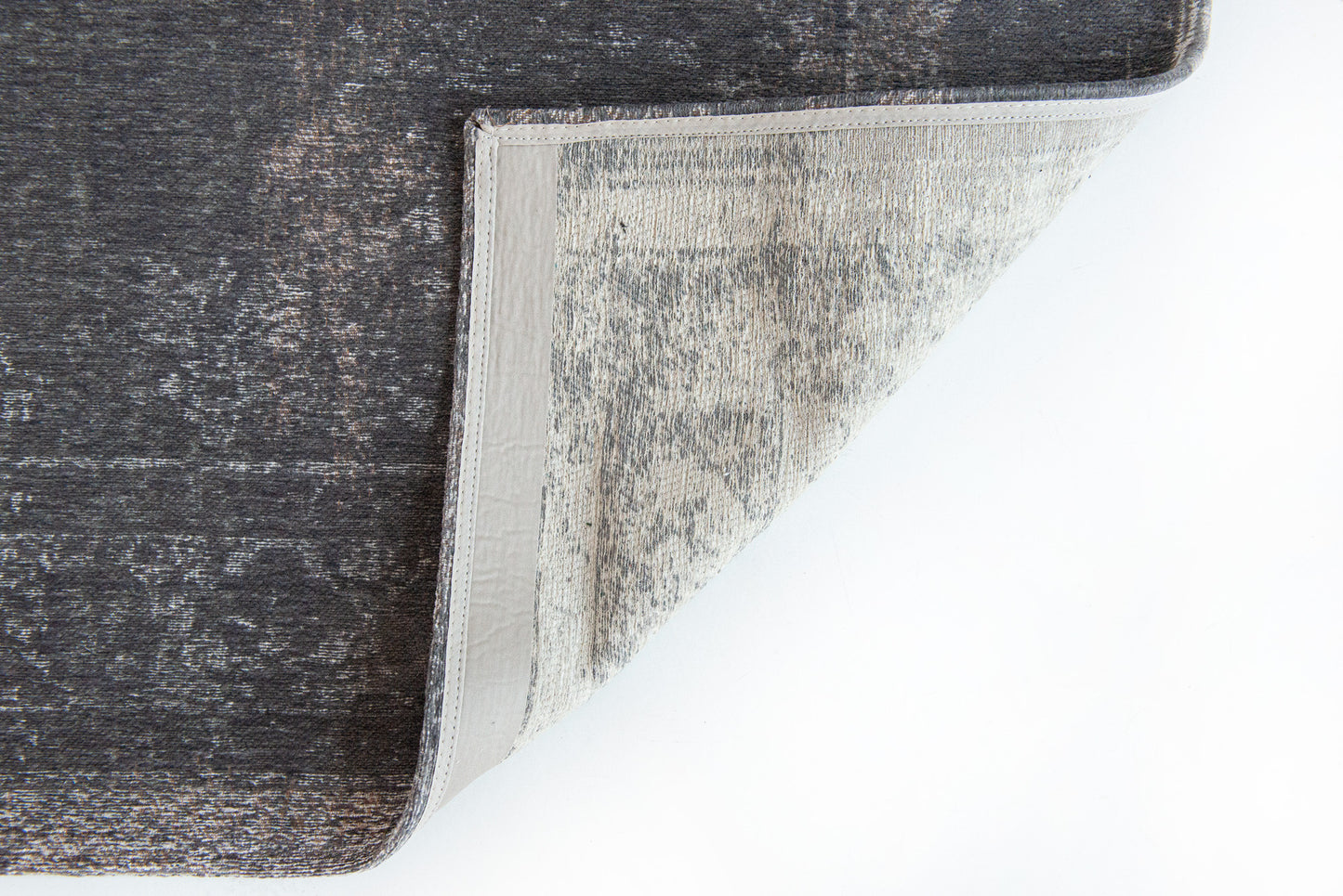 8' x 11' Gray Medallion Non Skid Area Rug
