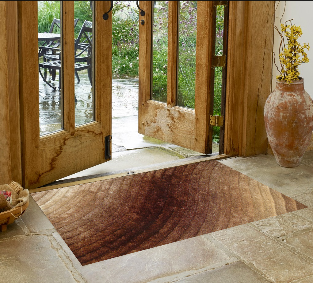 2' x 3' Brown Shag Hand Tufted Area Rug