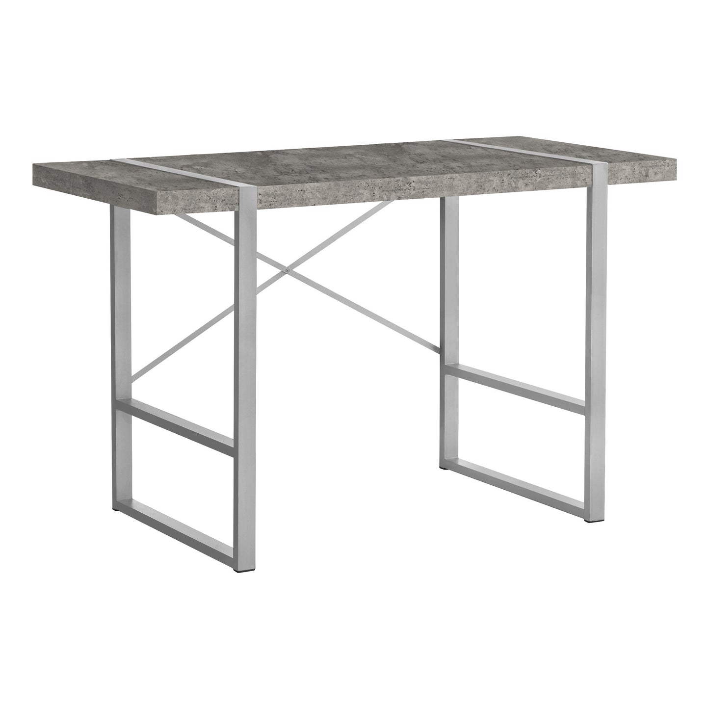 49" Gray Computer Desk