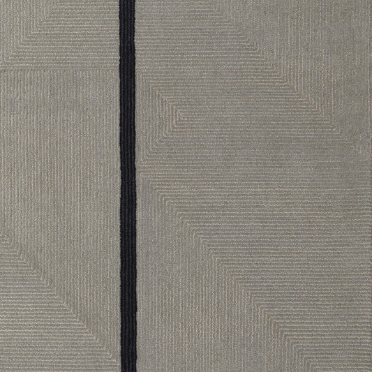 10' x 14' Brown and Black Abstract Geometric Hand Tufted Area Rug