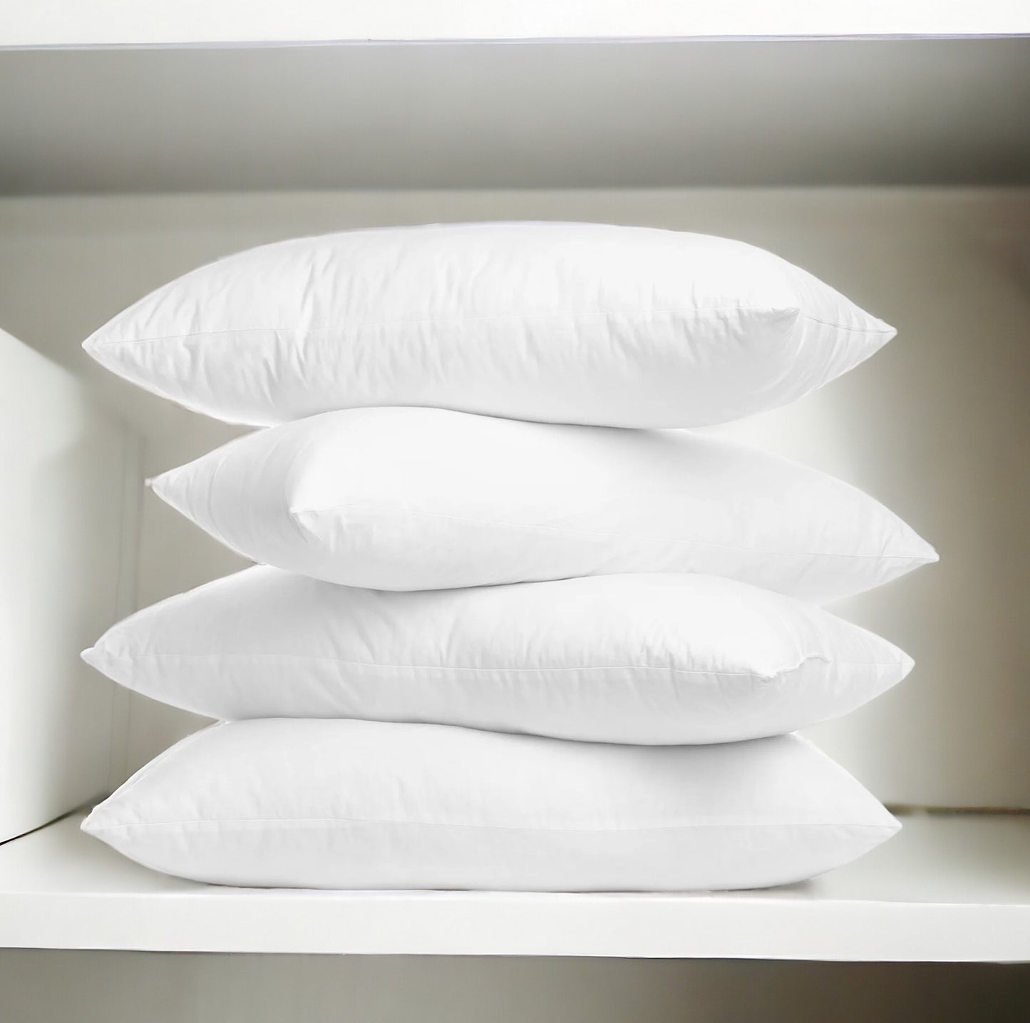 Set of Four 12" X 20" Microfiber Indoor Outdoor Throw Pillow Inserts