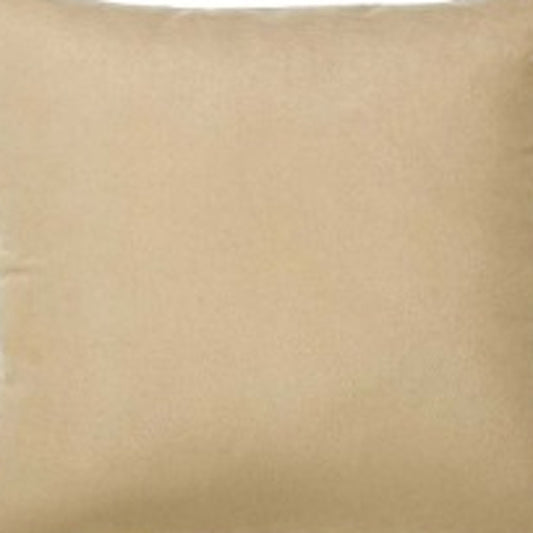 Set Of Four 26" X 26" Beige Polyester Zippered Pillow Cover