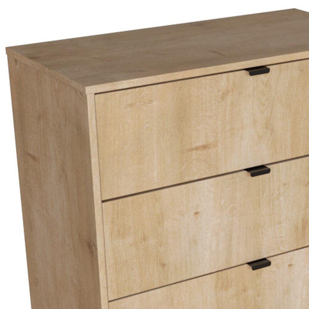 30" Natural Four Drawer Dresser